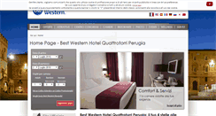 Desktop Screenshot of hotelquattrotorriperugia.com